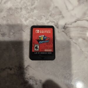 Nintendo Switch Super Mario Odyssey Game Card - Black and Red